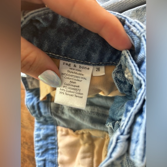 Rag and bone size 26 Featherweight Arianna Ankle Palazzo Jean - Picture 7 of 10